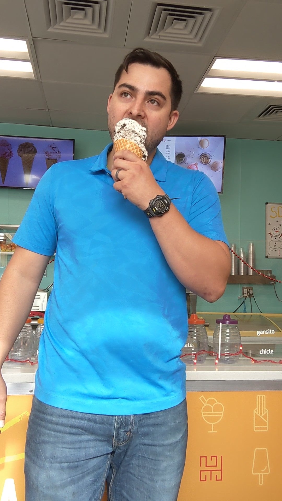 Behind the scenes: Making Cookies and Cream Ice Cream