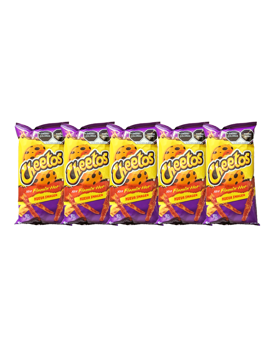 Sabritas Cheetos Xtra Flamin Hot, Mexican Chips 55g - Sol Dias Mexican Treats