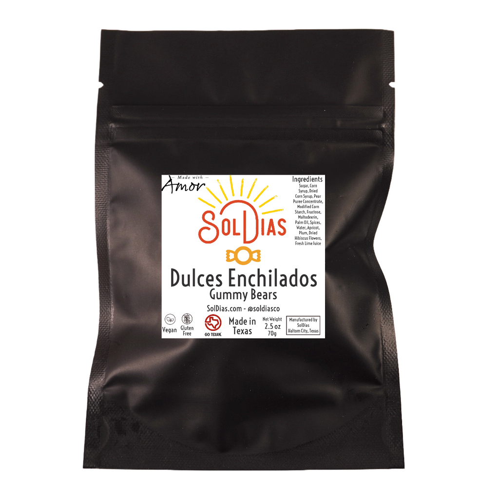 Dulces Enchilados Gummy Bears 2.5 oz - Sol Dias Mexican Treats