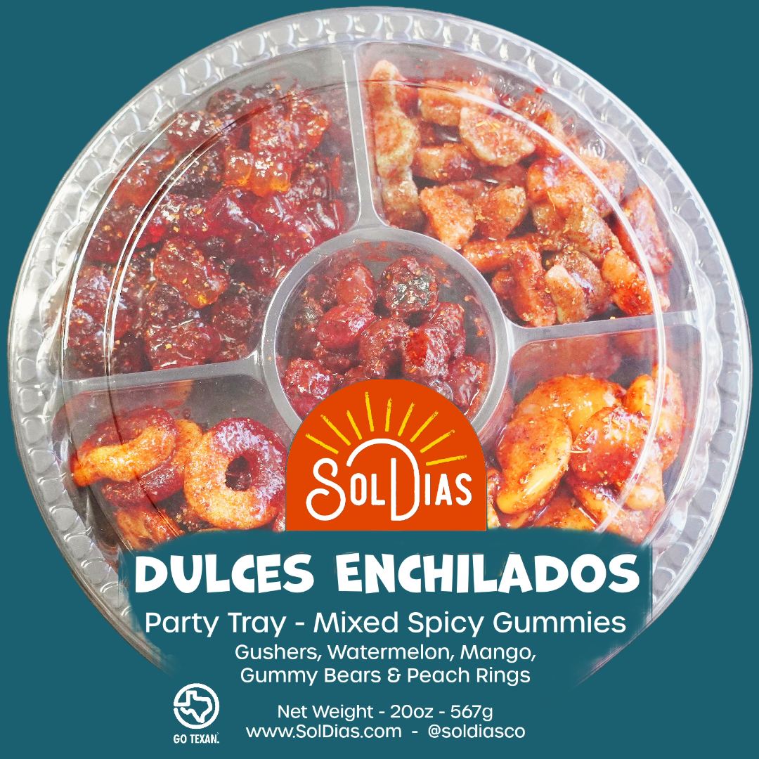 SolDias Dulces Enchilados Party Tray - Sol Dias Mexican Treats