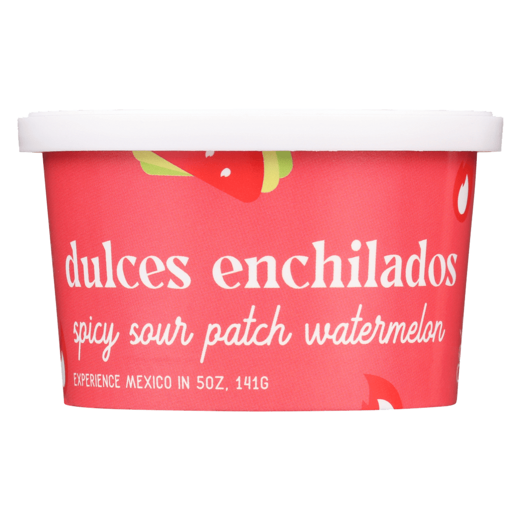 Dulces Enchilados Sour Gummy Watermelon 5 oz - American Candy Meets Mexican Spices - Sol Dias Mexican Treats
