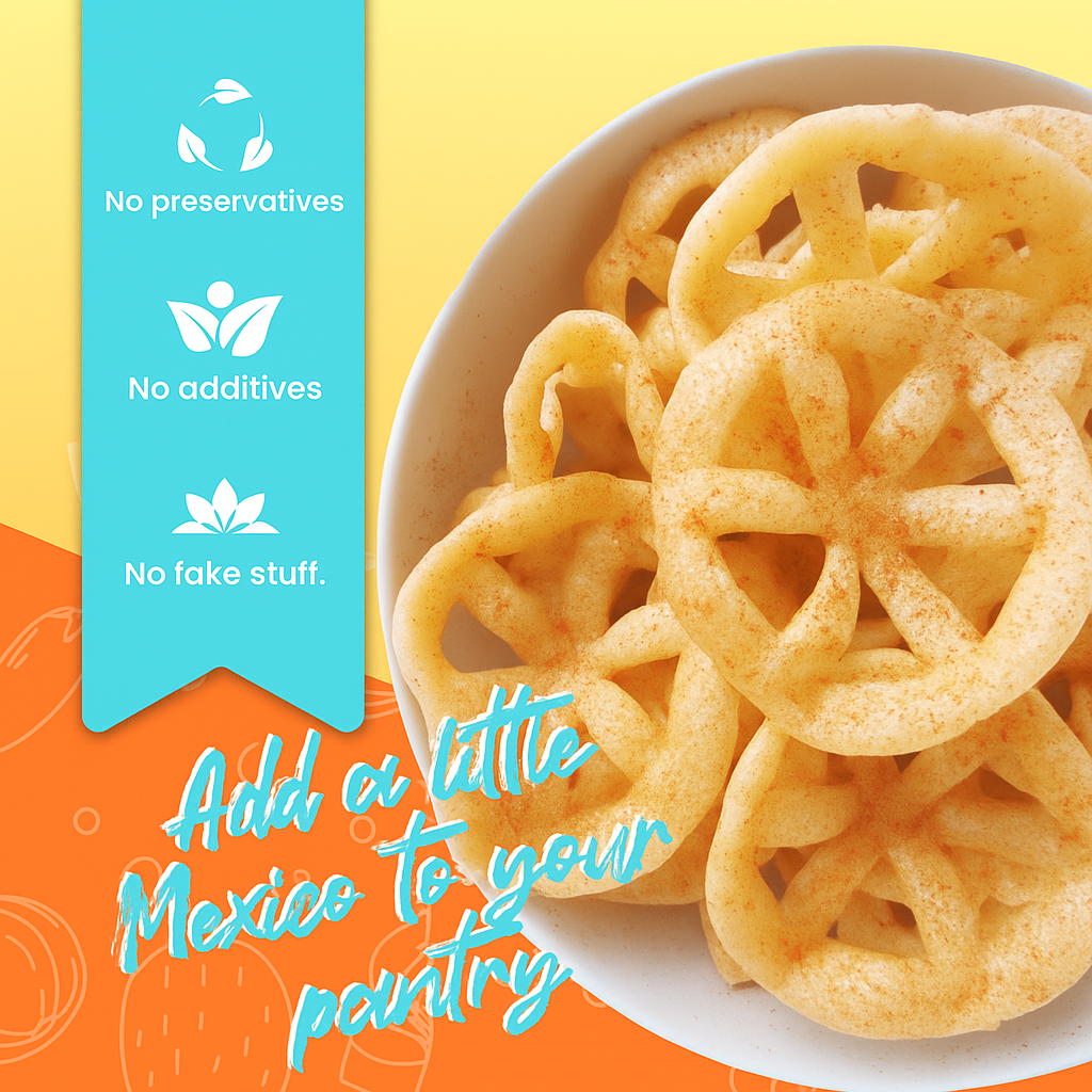 Chicharrones Chile Limon | Fried Wheat Wheels | 4 oz - Sol Dias Mexican Treats