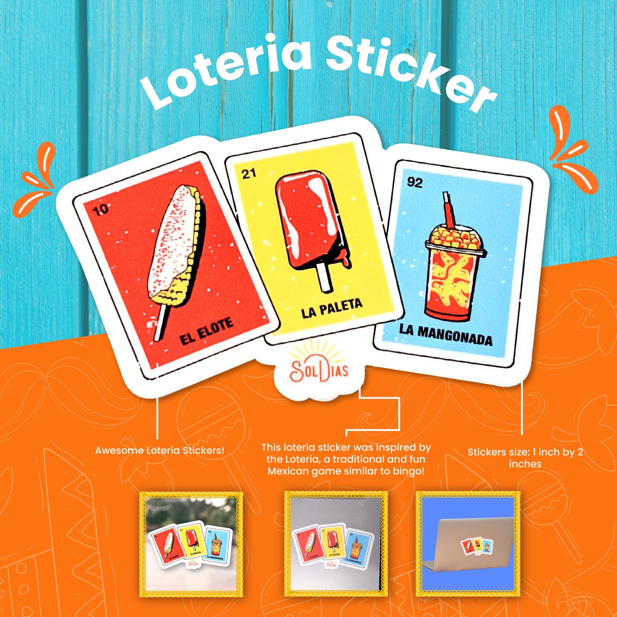 Loteria Sticker - Sol Dias