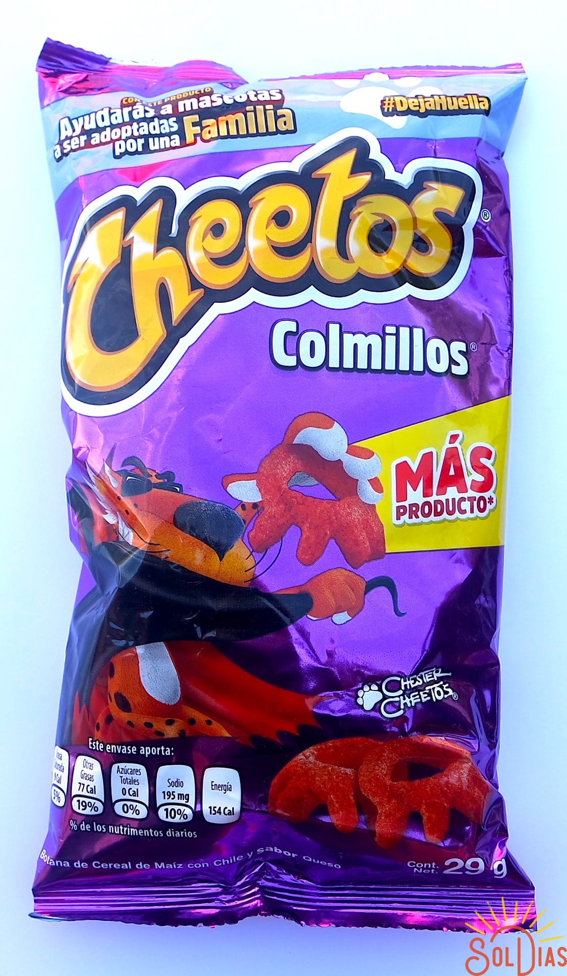 Cheetos Colmillos 29g | Spicy Mexican Chips | Sabritas Mexicanas - Sol Dias