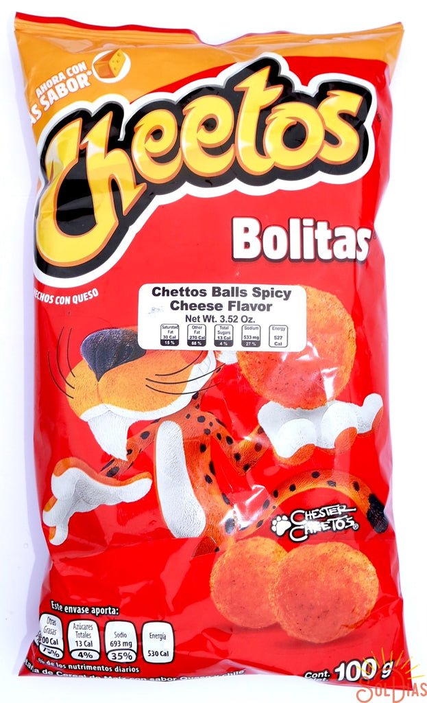 Cheetos Bolitas 110g | Mexican Chips | Sabritas Mexicanas - Sol Dias