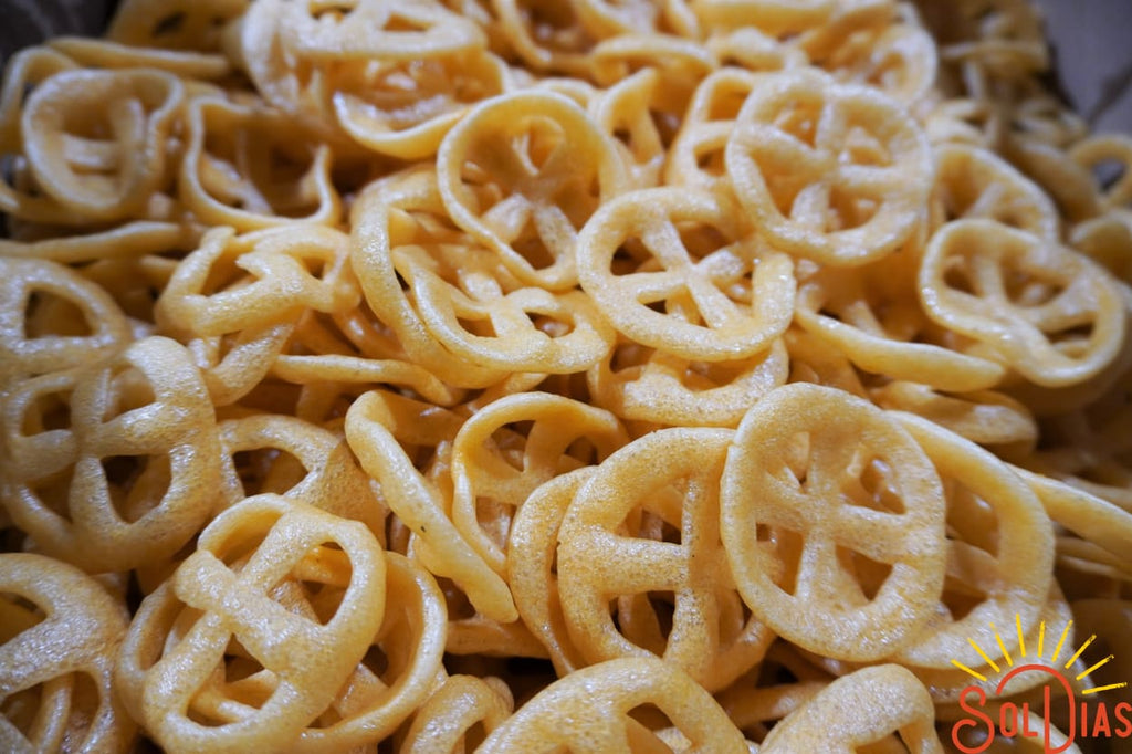 Chicharrones de Rueda | Fried Wheat Wheels | 3.5 oz - Sol Dias