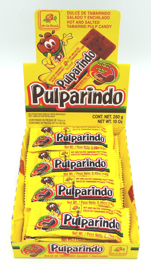 De La Rosa Pulparindo 20 ct | Soft Tamarindo Mexican Candy - Sol Dias