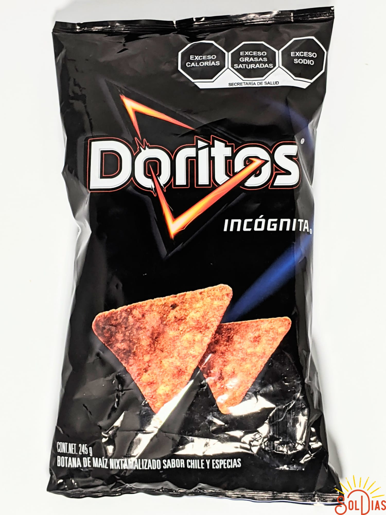 Doritos Incognita 245g | Spicy Mexican Chips | Sabritas Mexicanas - Sol Dias