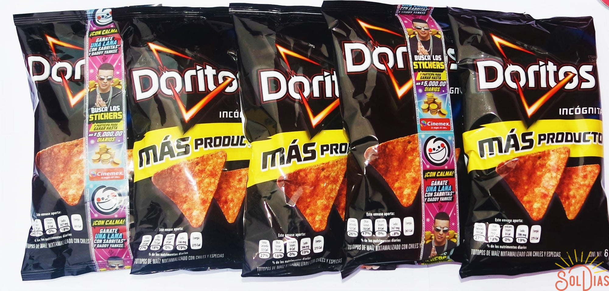 Doritos Incognita 61g | Spicy Mexican Chips | Sabritas Mexicanas - Sol Dias