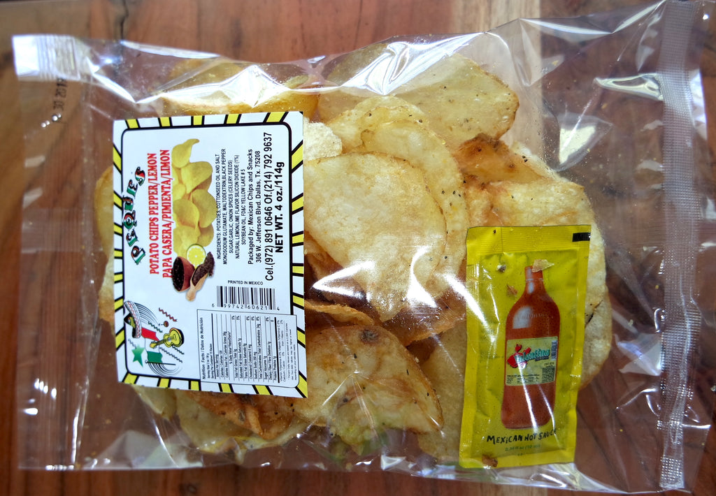 Papas Caseras, Mexican Kettle Chips 4 oz - Sol Dias