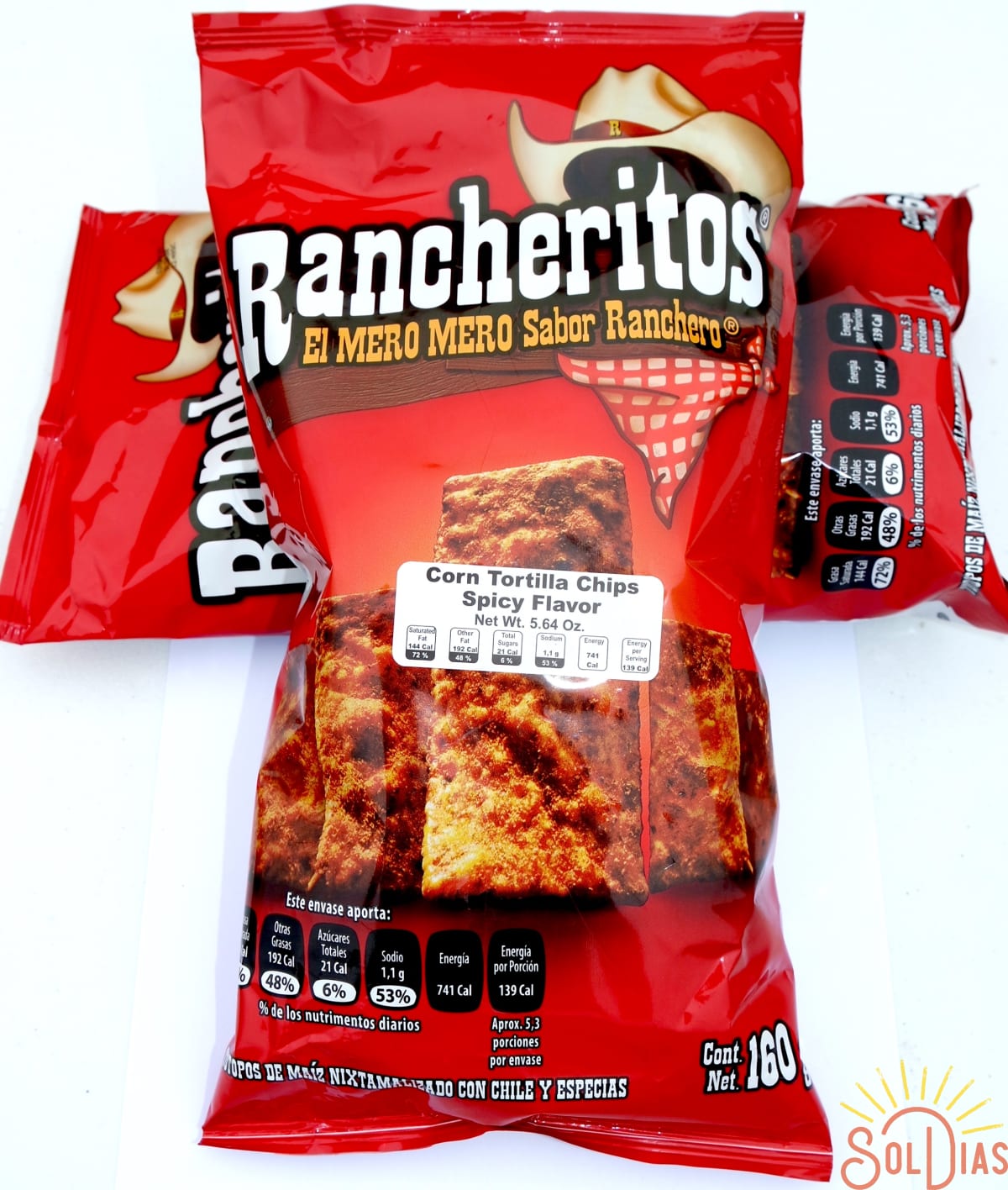 Sabritas Rancheritos 145g | Thin Spicy Mexican Chips - Sol Dias