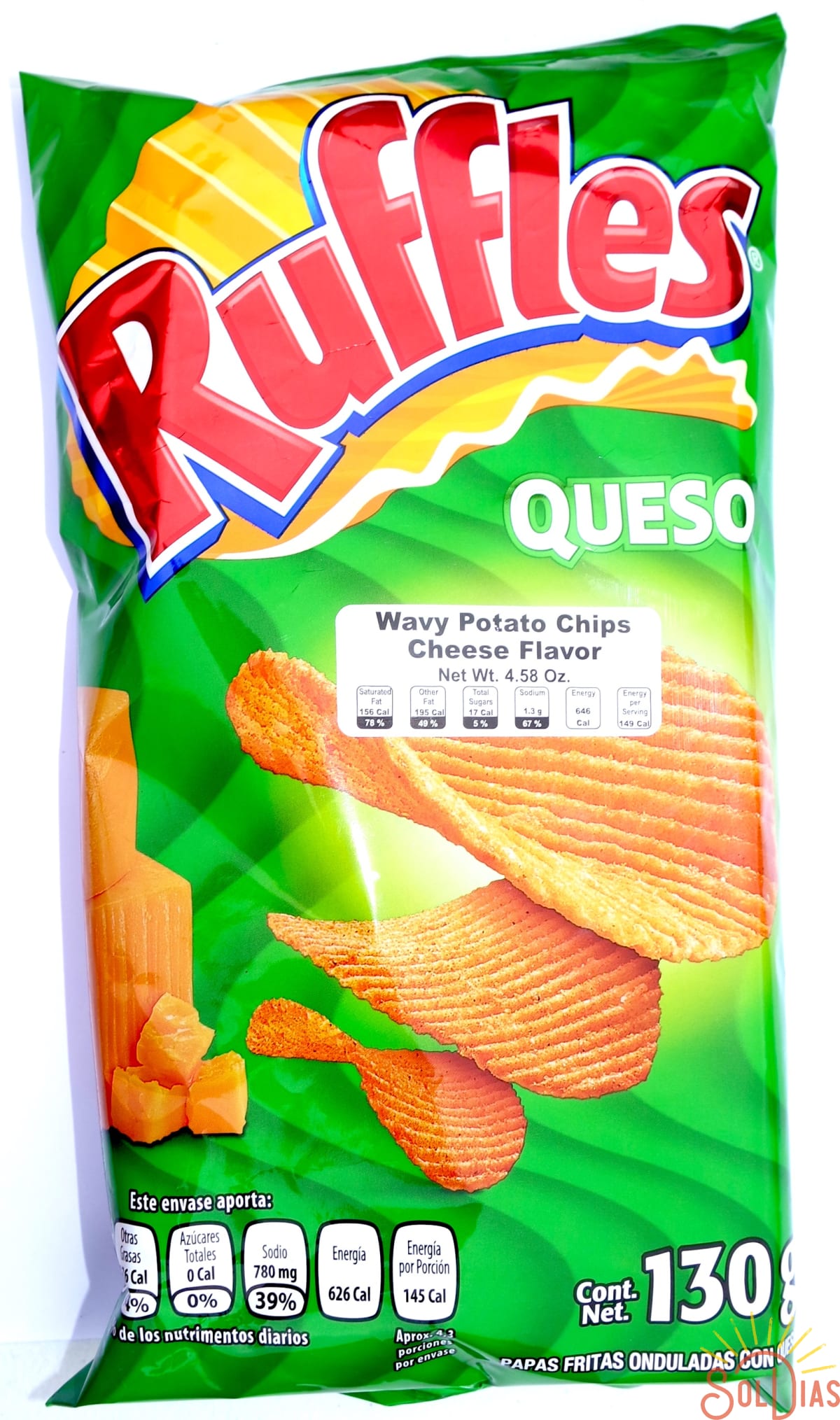 Mexican Rruffles Mexican Sabritas Flavors
