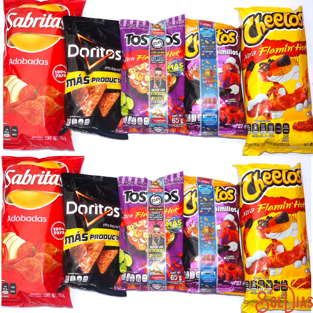 Ultra Spicy Mexican Chips Combo - Sol Dias